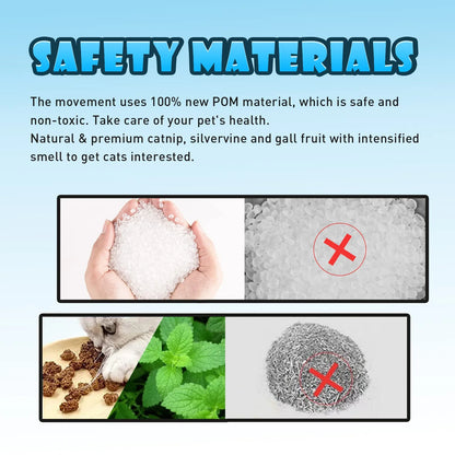 Cat Toys Flapping Bird Rechargeable Touch Activated Toy Interactive Kitten Exercise Toy Cat Kicker Catnip Toys (No Flying)